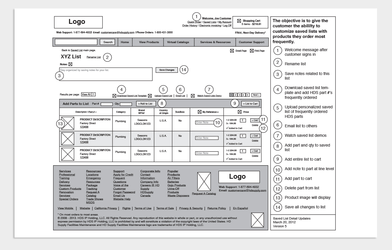 Wireframes Sample 3
