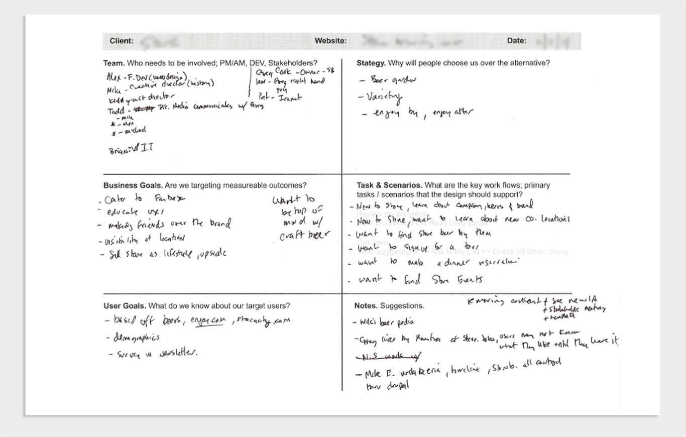 UX Questionnaire Sample 3